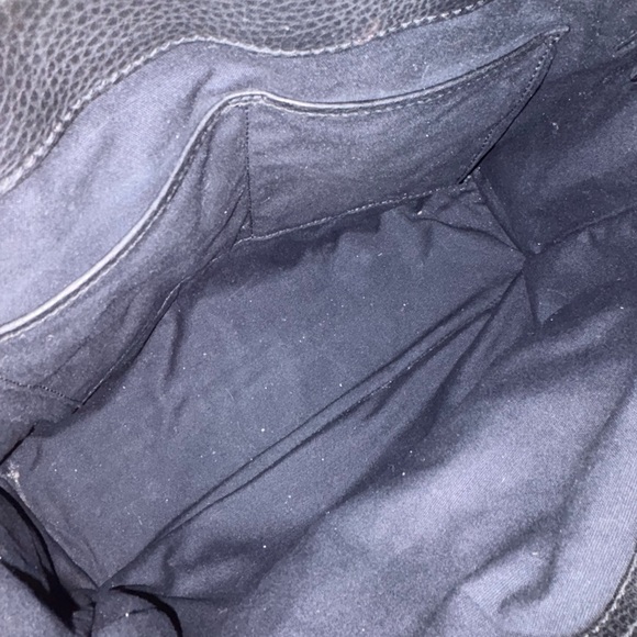 Tory Burch Gemini Link Leather Tote Bag Black 43676 Authentic EUC - Picture 8 of 17